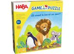 Haba Gioco Puzzle Dove Vivono Il Leone E I Suoi Amici Animali Animali Di Legno