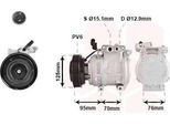 Van Wezel 8301K716 - Compressore Aria Condizionata Oe 977011D700 Per Carens Iii (Un)