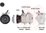 Van Wezel 8201K703 - Compressore Aria Condizionata Oe 977011J200 Per I20 (Pb)