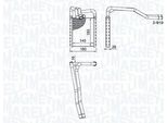 Magneti Marelli 350218508000 Scambiatore Di Calore Radiatore Riscaldatore Interno Per Hyundai I20 (Pb, Pbt)