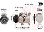 Van Wezel 2701K702 RS13 Condizionatore D'aria Compressore Pag 46 R134A Per Mazda CX-5 (Ke, Gh) 6 Station Wagon (Gj, Gl) 3 Hatchback (Bm, Bn) CX-5 (Kf) 6 Berlina