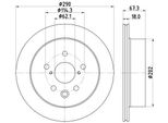 Hella 8DD 355 134-531 - Oe 4243153020 Disco Freno Per Is Iii (E3)