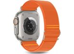 Cinturino Tech-Protect In Nylon Per Apple Watch 44 / 45 / 46 / 49 Mm - Arancione