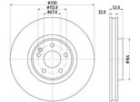 Hella 8DD 355 134-621 - Oe 4474211900 Disco Freno Per Classe V (W447)