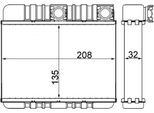 Mahle Ah 87 000S - Oe 64118372783 Scambiatore Di Calore, Riscaldatore Per Serie 3 (E46), X3 (E83)