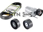 Snr KA850.02 - Set Di Cinghie Oe 11 28 7 800 333 Con Nervatura A V Per Serie 3 (E91), Serie 3 (E92), Serie 3 (E93), Serie 3 (E90), Serie 1 (E82), Serie 1 (E88), Serie 1 (E87), Serie 1 (E81)