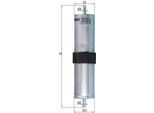 Mahle Kl 477 - Oe 13327787477 Filtro Carburante Per R50, R53