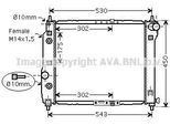 Prasco DWA2069 - Radiatore Oe 42438330, Raffreddamento Motore Per Aveo (T200), Aveo (T250, T255)