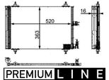 Mahle Ac 323 000P - Condensatore Aria Condizionata Oe 6455AT Con Essiccatore Per Berlingo, Xsara, Partner (5, G), Partner Origin (G)