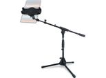 Asta Microfonica Keepdrum MS01T Asta Bassa Con Supporto Per Tablet