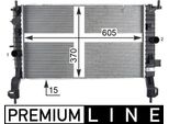 Mahle Cr 2119 000P - Oe 13303637 Radiatore, Raffreddamento Motore Per Meriva (X03)
