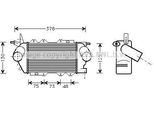 Prasco OL4269 - Intercooler Oe 1300403 Per Vectra B (J96), Vectra C (Z02)