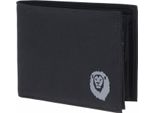 Oxmox Portafoglio New Cryptan Rfid Protect QuerscheinböRse Freedom Lion Print Grey Black Nero