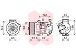 Van Wezel 5300K610 5SE12C Compressore Climatizzatore Pag 46 R134A Per Toyota Auris (NRE15, ZZE15, ADE15, ZRE15, NDE15) Avensis Station Wagon Verso