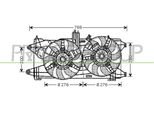 Prasco FT907F004 - Ventola Radiatore Oe 46821264 Per Doblo