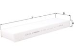 Mahle La 1121 - Oe 99157237100 Filtro Aria In Cabina Per 718 (982), 911 (991), 911 (992), Boxster (981), Cayman (981)
