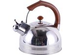 Inf Bollitore Fischietto In Acciaio Inox - 3L Per Piano Cottura, Uso Domestico