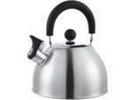 Inf Bollitore Fischietto Acciaio Inox 2,5L Argento Allarme Acustico Per Induzione