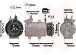 Van Wezel 1801K711 - Compressore Aria Condizionata Oe 1872150 Per Focus Iii