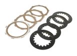 Set Rivestimenti Frizione Bgm Incl. Dischi In Acciaio Tipo Sport Alu Per Cestello Frizione, Superstrong, Scooter & Service, Mmw, Ultrastrong, 4 Dischi Per Vespa Cosa2, Fl (1992-), Px (1995-)