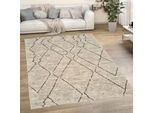 Tappeto Scandinavo 140X190 Cm Ozan - Beige / Grigio