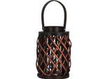 Lanterna A Candela 25 Cm In Salice Marrone KO-438900040