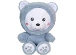 Peluche Orso Hoody Pets - Blu, 24 Cm
