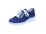 Semler Lena, Scarpa Stringata Da Donna In Blu, Misura 7