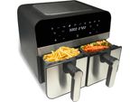 Comfy Nest CN-AFD45NS: Friggitrice Digitale Da 2400W Con Doppio Cestello - 9 L