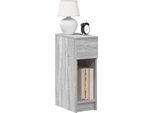 Maison Exclusive - Comodini Con Cassetto 2 Pz. Grigio Sonoma 20X36X60 Cm