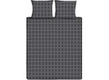 Copripiumino Singolo In Cotone Ten Cate, 140 X 200, 220 Cm, Grafica Antracite