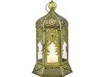 Orientale Decorativo Tea Light Porta Lanterna Lanterna Labib Chiaro