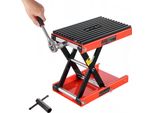 Cric Per Moto Vevor, Cric A Forbice Regolabile In Altezza 105-380 Mm, Cric A Forbice Per Riparazione Moto (Portata 544 Kg) Per Veicoli Fuoristrada