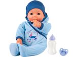 Babypuppe BAYER Hello Baby Boy, 46 cm, blau, Puppen, Baby