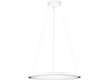 Nova Luce Pendelleuchte "Deos", Weiß, 1, Ø 65Cm H: 300Cm, 1 Stk., Leuchten, Pendelleuchte