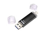 Hama Chiavetta Di Memoria Usb 3.0 Otg Flashpen "Laeta Twin"", 16 Gb"