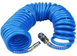 Extol Premium 8865132 Tubo Aria A Spirale Inpoliuretanocon Attacchi Rapidi In Ottone, 1/4", ø6Mm Interno, L 8M"