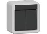 Gira Wippschalter Serien Wg Ap Grau 310530, Wippe Grau, Retail
