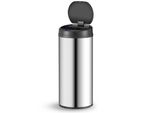 Juskys Automatik MüLleimer Mit Sensor 50L - Abfalleimer Mit Elektrischem Deckel FüR KüChe - Silber