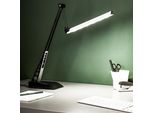 Brillante Lampada Da Scrivania A Led Jaap | Pratica Lampada Da Ufficio | Plastica/Metallo | Nero/Cromo | Bracci Regolabili | Touch Dimmer A 3 Livelli