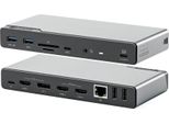 Alogic DUCDV4 Alogic Dockingstation USB-C 16 In 1 Quad Display 85W Pd
