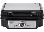 Adler Waffle Maker | Ad 3083 | 1800 W | Number Of Pastry 4 | Belgium | Silver/Black