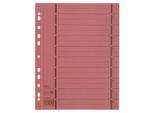 Elba 400004670 TrennbläTter Mit Perforation - A4 ÜBerbreite, Rot, 100 StüCk