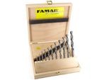 Famag Lungo 11 Pezzi. 3, 4, 5, 6, 7, 8, 9, 10, 11, 12 E 13 Mm, In Scatola Di Legno