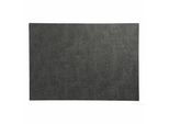 Asa Selection Meli-Melo Tischset Coal, Platzmatte, Platzdeckchen, Untersetzer, Pu, Grau, 78093076