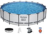 Bestway 56462 - BazéN S Konstrukcí Steel Pro Max 549 X 122 Cm + KartušOvá Filtrace