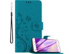 Cadorabo Cover Per Huawei P8 Lite 2015 Cover Protettiva In Blu Cover Protettiva Cover Per Telefono Cellulare Cover Fiori Custodia Fiore