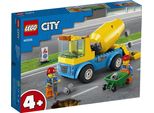 Lego 60325 City Strong Vehicles Betoniera, Camion Giocattolo Con Cantiere, Veicoli Da Costruzione E Minifigure Per Bambini Dai 4 Anni In Su, Regalo Creativo