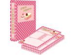 Cartella Ricette Pricaro Con Blocco Ricette "Retro"", A5"