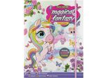 Libro Magico Di Adesivi Unicorno